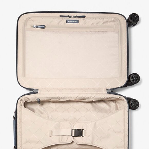 Michael Kors Polka Dot Signature Logo Suitcase (Navy) NWT - Picture 5 of 6